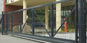 Ворота откатные для 2D и 3D ограждений в Санкт-Петербурге
